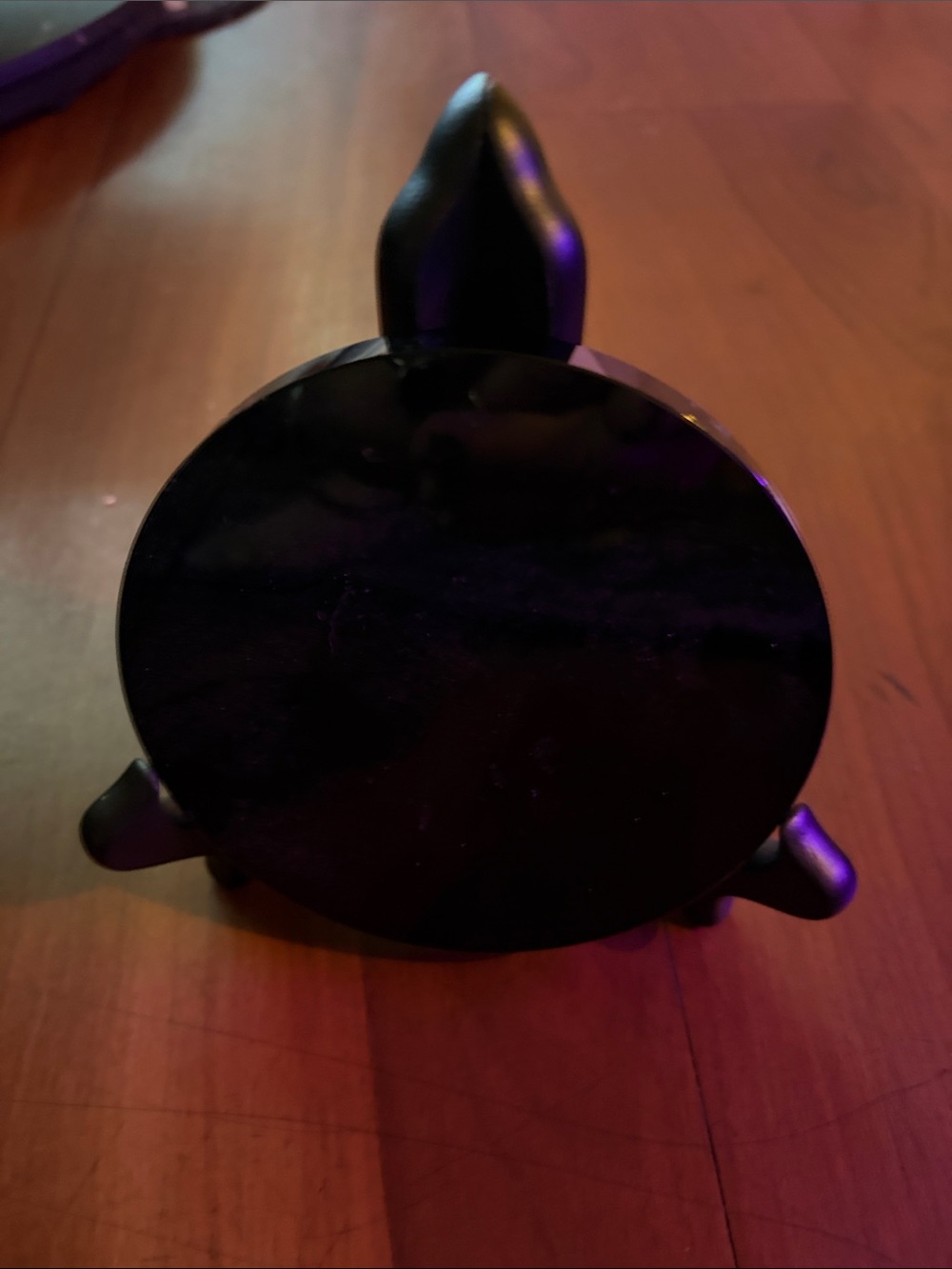 Black Onyx Scrying Mirror With Stand